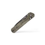 Nóż Składany KNIVESPL The First Black Stonewashed 14C28N OD Green G10 Crossbar Lock Thumb Stud - obrazek 2