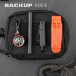 Mini Scyzoryk Brelok Real Steel Baby Barlow 8032 Wharncliffe Black 12C27 Stainless Steel Black Keychain - obrazek 6