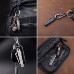 Mini Scyzoryk Brelok Real Steel Baby Barlow 8032 Wharncliffe Black 12C27 Stainless Steel Black Keychain - obrazek 4