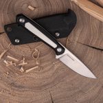 Nóż Real Steel Dex 3501BW Satin K110 Black & White G10 Black Kydex - obrazek 5