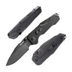 Nóż Składany Real Steel Evolution Ironclad 7911BB Drop Point Thumb Stud Frame Lock Blackwash D2 Steel & Black G10 - obrazek 8