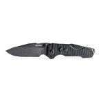 Nóż Składany Real Steel Evolution Ironclad 7911BB Drop Point Thumb Stud Frame Lock Blackwash D2 Steel & Black G10 - obrazek 3