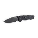 Nóż Składany Real Steel Evolution Ironclad 7911BB Drop Point Thumb Stud Frame Lock Blackwash D2 Steel & Black G10 - obrazek 5