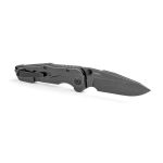 Nóż Składany Real Steel Evolution Ironclad 7911BB Drop Point Thumb Stud Frame Lock Blackwash D2 Steel & Black G10 - obrazek 2