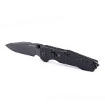 Nóż Składany Real Steel Evolution Ironclad 7911BB Drop Point Thumb Stud Frame Lock Blackwash D2 Steel & Black G10 - obrazek 4