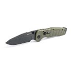Nóż Składany Real Steel Evolution Ironclad 7911BG Drop Point Thumb Stud Frame Lock Blackwash D2 Steel & OD Green G10 - obrazek 3