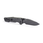 Nóż Składany Real Steel Evolution Ironclad 7911BG Drop Point Thumb Stud Frame Lock Blackwash D2 Steel & OD Green G10 - obrazek 4
