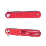 Nóż Składany Real Steel Iris 8061AR Flipper Liner Lock Satin 12C27 Red G10 - obrazek 2