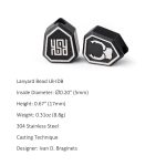 Koralik Real Steel Lanyard Bead L1400 by Ivan D. Braginets - obrazek 3