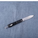 Scyzoryk z Klipsem z Funkcją Widelca Real Steel Real Barlow RB-1 8041B Drop Point Pocket Clip with Fork Satin 12C27 PC+ABS Polycarbonate - obrazek 4