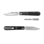 Scyzoryk z Klipsem z Funkcją Widelca Real Steel Real Barlow RB-1 8042B Clip Point Pocket Clip with Fork Satin 12C27 PC+ABS Polycarbonate - obrazek 5