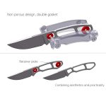 Nóż Real Steel Receptor 3552NM Stonewash 14C28N Natural Micarta Black Kydex - obrazek 7