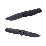 Nóż Składany Real Steel Sacra Tanto 7712B Thumb Stud Crossbar Lock Black PVD K110 Black G10 by Poltergeist Works - obrazek 3