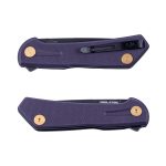 Nóż Składany Real Steel Valore 7091PB Liner Lock Flipper Blackwash Nitro-V Purple G10 by Poltergeist Works - obrazek 8