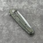 Nóż Składany MK Knives & Tools Ingeni MT 'Scatter 1' | Seria Mid-Tech Po Customizacji | Bead Blasted CPM-S90V Olive Anodized Titanium Flipper Frame Lock - obrazek 2