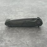 Nóż Składany MK Knives & Tools Ingeni MT 'Scatter 1' | Seria Mid-Tech Po Customizacji | Bead Blasted CPM-S90V Olive Anodized Titanium Flipper Frame Lock - obrazek 6