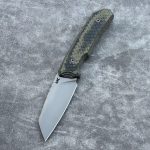 Nóż MK Knives & Tools Flin "Expedition" Sand Blasted M390 2-Tone Black/Olive Canvas Micarta OD Green G10 Liners OD Green Kydex - obrazek 5