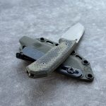 Nóż MK Knives & Tools Flin "Expedition" Sand Blasted M390 2-Tone Black/Olive Canvas Micarta OD Green G10 Liners OD Green Kydex - obrazek 2