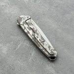 Nóż Składany MK Knives & Tools Ingeni MT 'CAMO 2' | Seria Mid-Tech Po Customizacji | Sand Blasted CPM-S90V Grey/Shadow Brown Anodized Titanium Flipper Frame Lock - obrazek 2