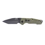 Nóż Składany Real Steel Evolution Ironclad 7912BG Tanto Thumb Stud Frame Lock Blackwash D2 Steel & OD Green G10 - obrazek 2