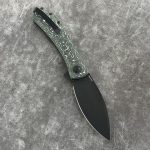 Nóż Składany Trollsky Knives Mandu XL MT033-XL Liner Lock Black Stonewashed MagnaCut Pines Peak FatCarbon - obrazek 4