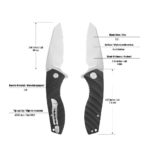 Kubey Knives Hellfire KB075 Black_10 | Knives | Survival, Outdoor, EDC