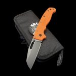 Demko Knives - AD205 Orange DLC Shark Foot SET | Knives | Survival, Outdoor, EDC