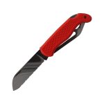 Nóż żeglarski MAC Coltellerie BOAT 2 BLUE MC BOT2.R Satin W 1.4034 Red PP/TPE 65 mm