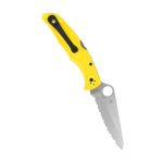 Nóż składany Spyderco Pacific Salt 2 C91SYL2 Satin H2 Yellow FRN - obrazek 4