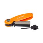 SHARPI 8 w 1 Przenośna Składana Ostrzałka Diamentowa z Krzesiwem i Gwizdkiem Awaryjnym