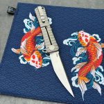 Nóż Składany Williams Blade Design OZF 003 Osoraku Zukuri Folder 5.5" Satin MagnaCut Camo Carbon Fiber by FatCarbon - obrazek 2