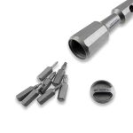 Tytanowy Wkrętak EDC TRC Design by Audacious Concept Bit Master Titanium Stonewashed | Pouch z 7 Bitami Wera - obrazek 9