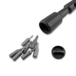 Tytanowy Wkrętak EDC TRC Design by Audacious Concept Bit Master Titanium DLC | Pouch z 7 Bitami Wera - obrazek 12