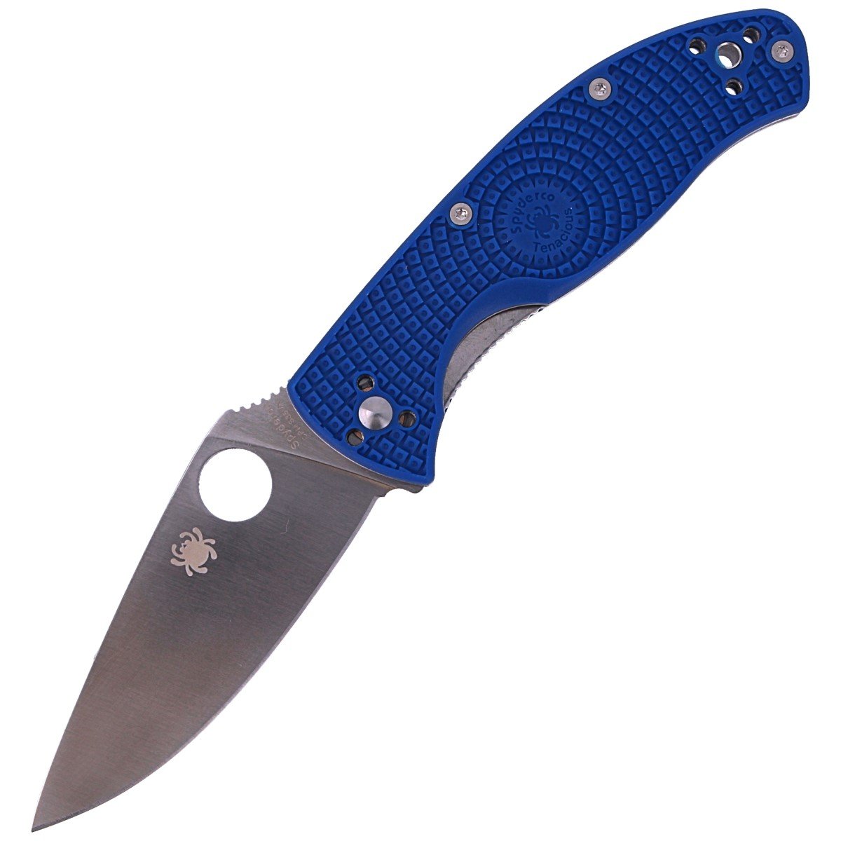 Nóż składany Spyderco Tenacious Lightweight Blue CPM S35VN Plain (C122PBL)