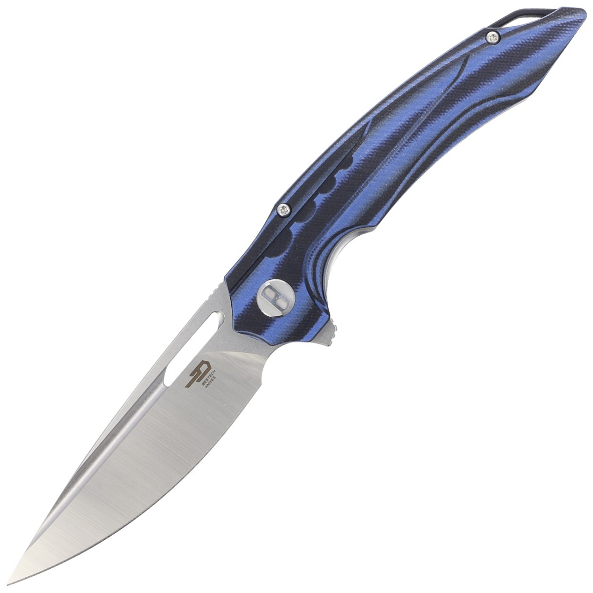 117713_2jpg Nóż składany Bestech Ornetta Carbon Fiber / Blue G10, Stonewash / Satin N690 by Kombou (BL02A) - obrazek 1