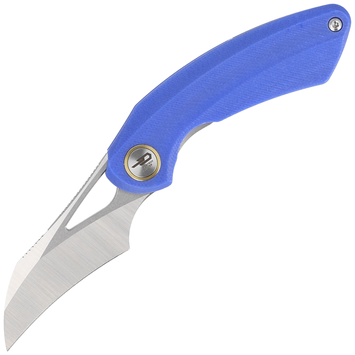 Nóż składany Bestech Bihai Blue G10, Stonewash / Satin 14C28N by Ostap Hel (BG53D-1)