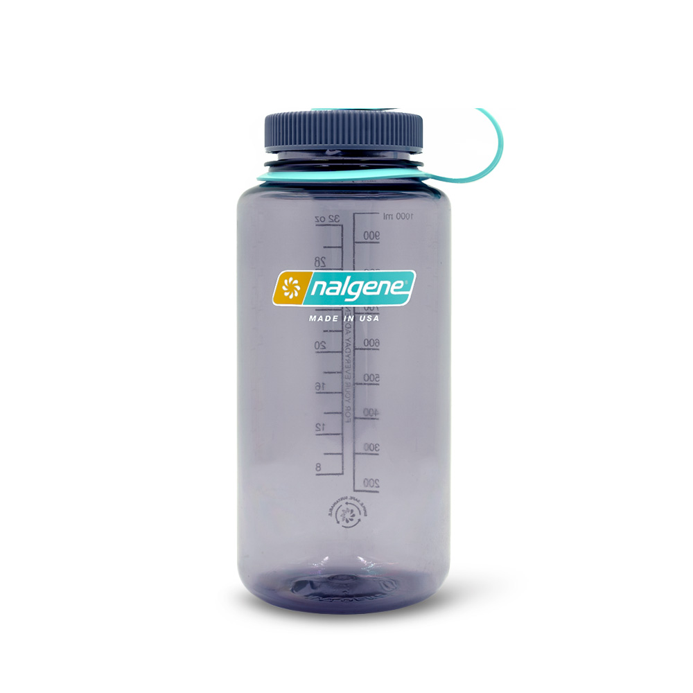 Butelka Nalgene Wide Mouth Sustain 1000 ml Aubergine - Szeroki Wlew