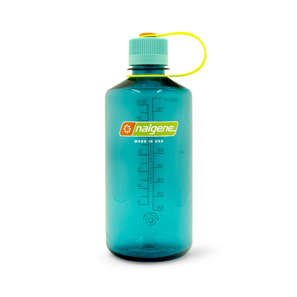 Butelka Nalgene Narrow Mouth Sustain 1000 ml Cerulean - Wąski Wlew