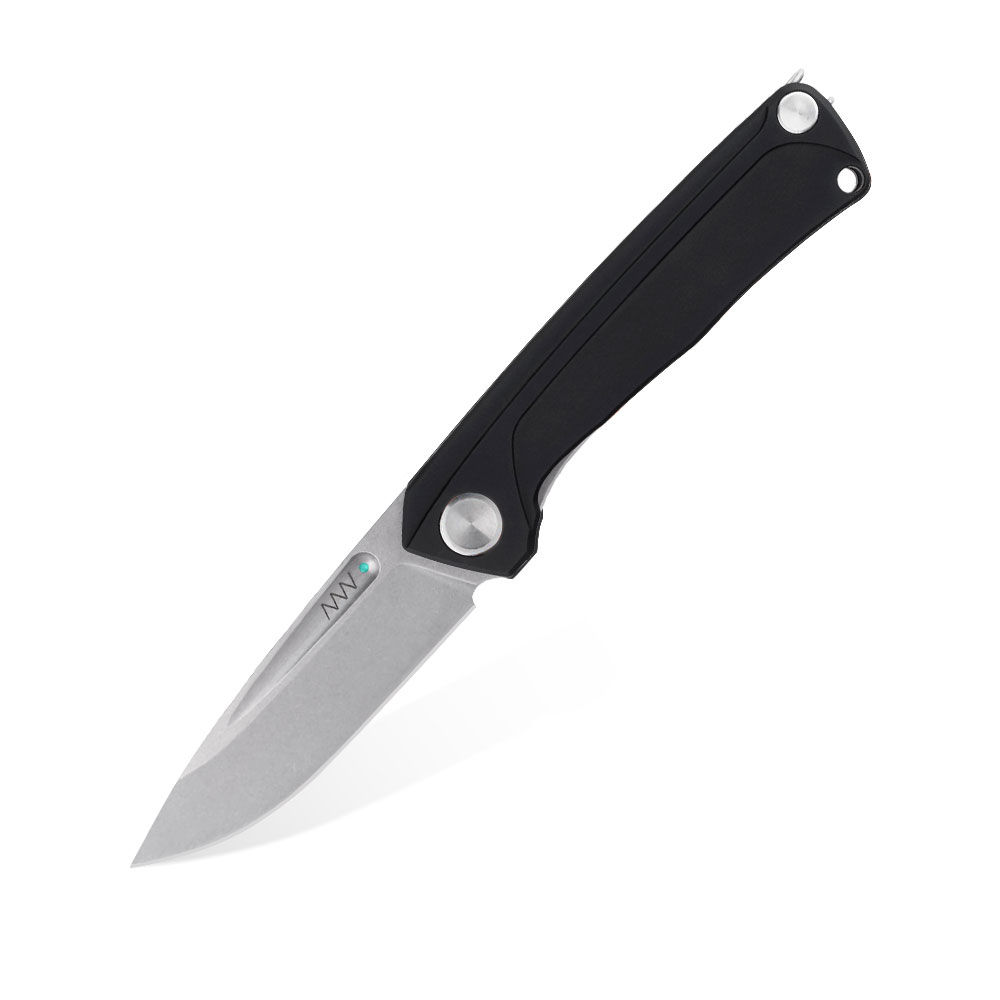 Nóż składany ANV Knives Z200 ANVZ200-004 Stal Sleipner Stonewash Aluminium Frame Lock