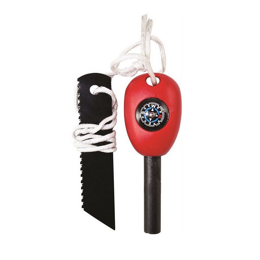 Mini Krzesiwo BCB Fireball Flint & Striker z Kompasem i Krzesakiem