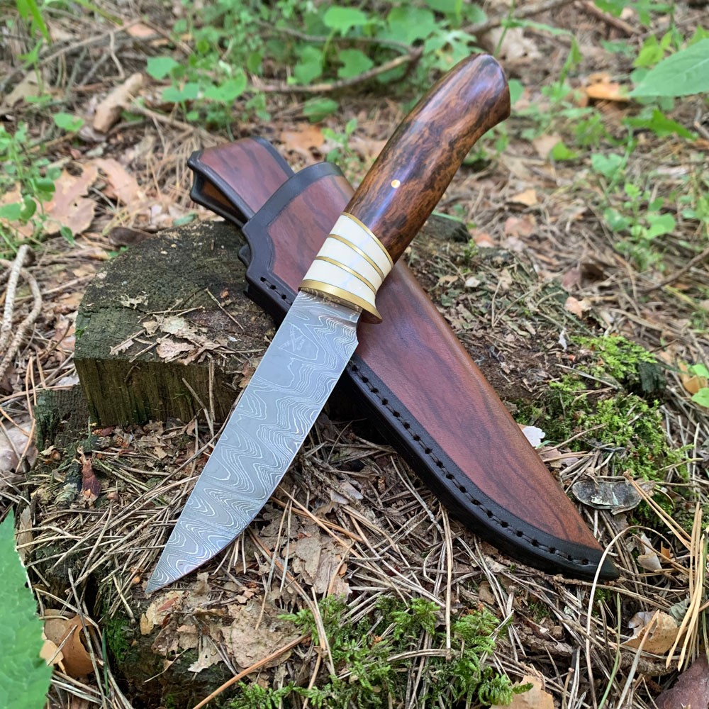 BONA Knives - LESZY II DAMAST-10A Nóż Bona Knives Leszy Damast & Ironwood - obrazek 1