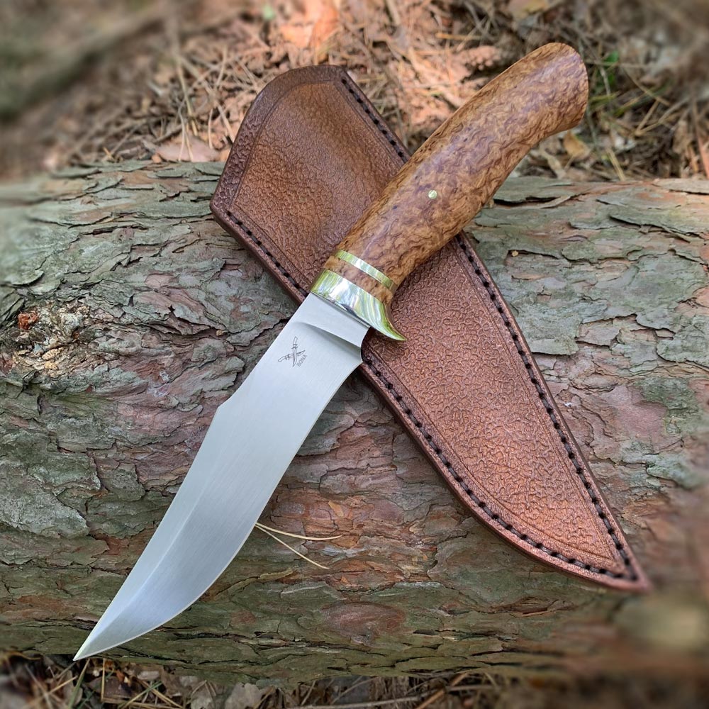 Nóż Bona Knives Wilk Satin & Karelian Birch