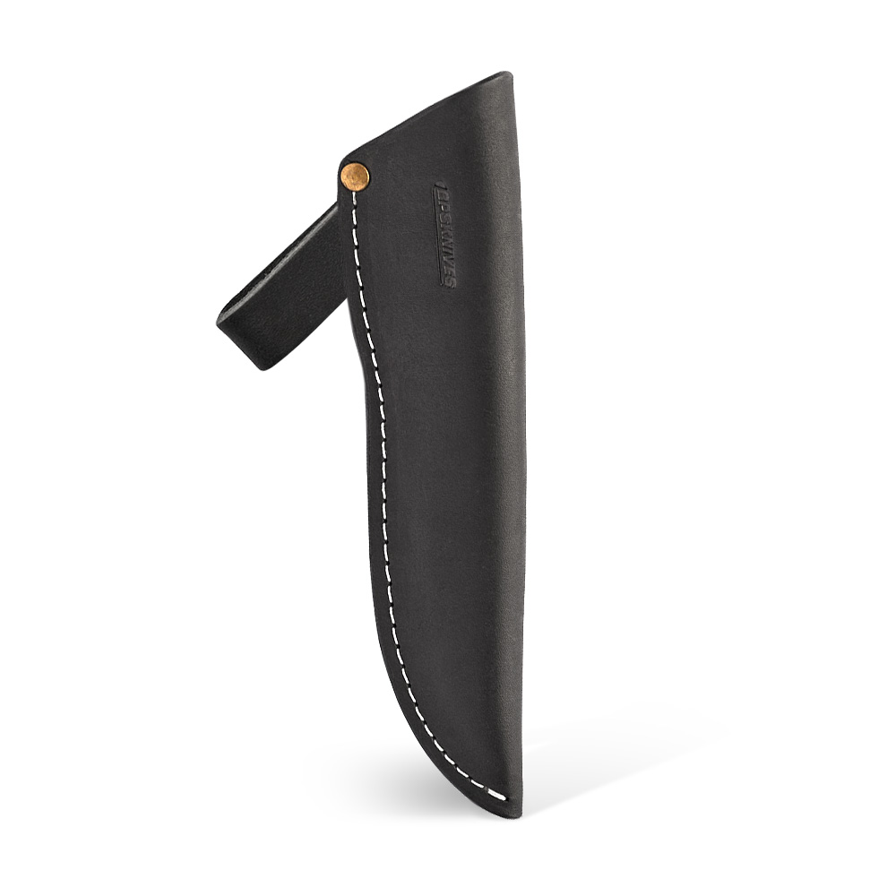 Pochwa skórzana BPS Knives na nóż SH06 Czarna uniwersalna