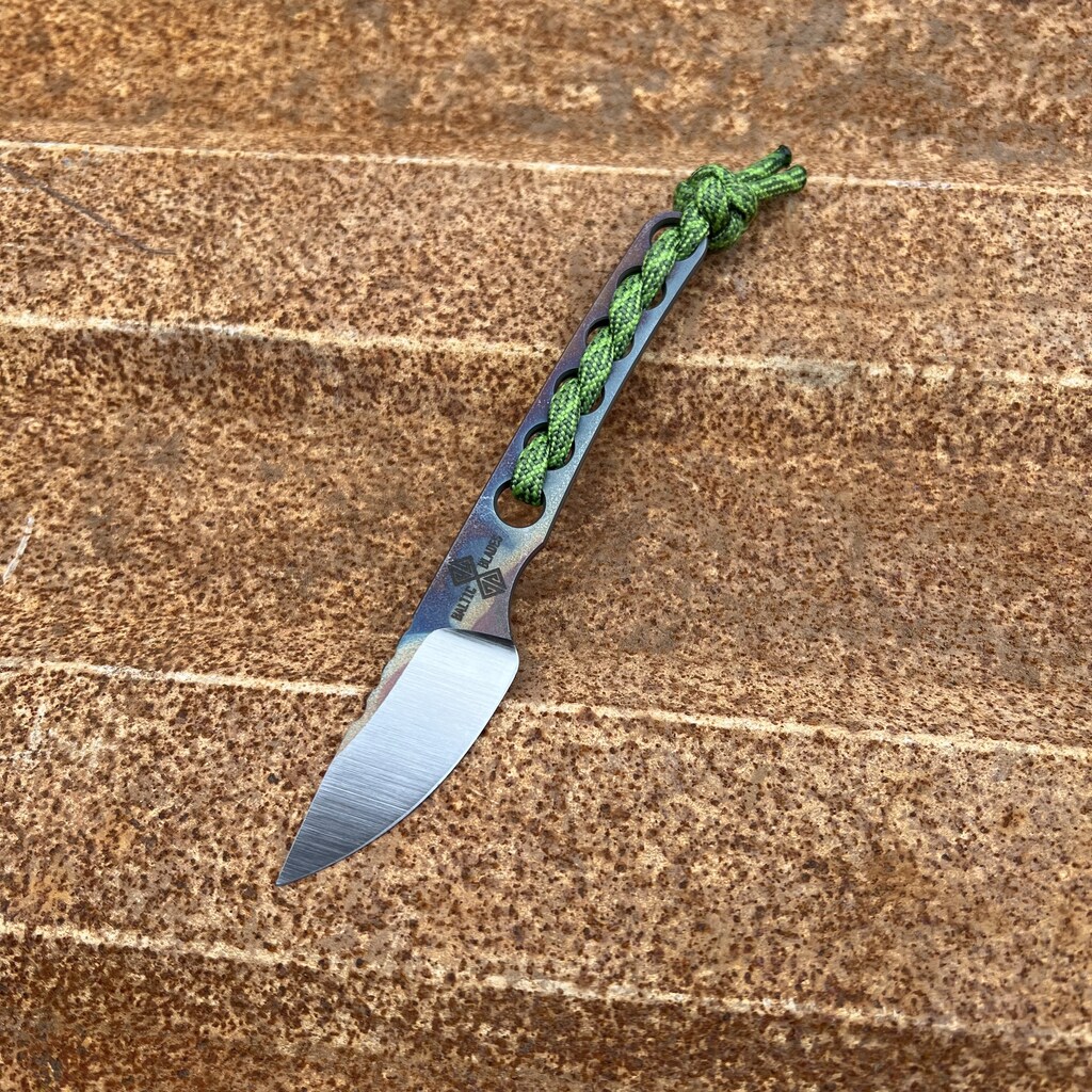 Nóż EDC Baltic Blades Angis Gen 2 "Fern" | Satin/NeoScale N690Co Paracord Kydex