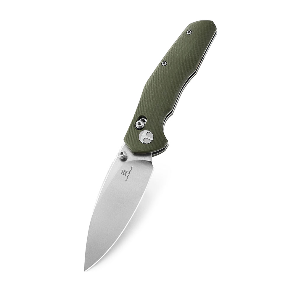 Nóż składany Bestechman Ronan Bar Lock Satin 14C28N OD Green G10 BMK02B