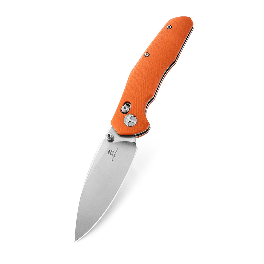 Nóż składany Bestechman Ronan Bar Lock Satin 14C28N Orange G10 BMK02C