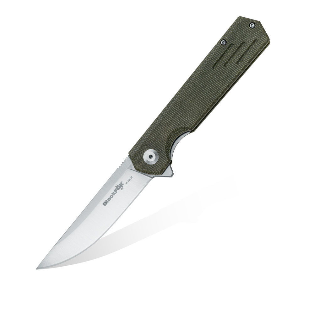 Nóż składany Black FOX Revolver BF-740 OD Green Micarta