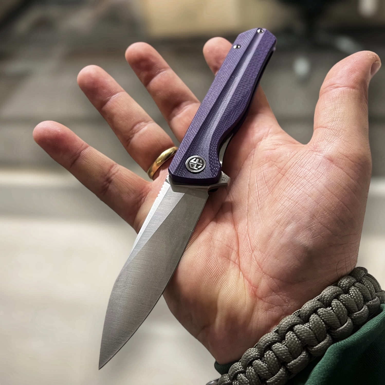 Nóż składany Petrified Fish Forward PF-818 Purple