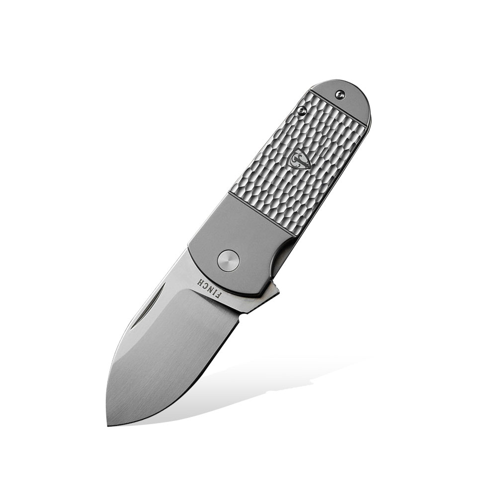 Nóż składany Finch Buffalo Tooth Jigged Titanium
