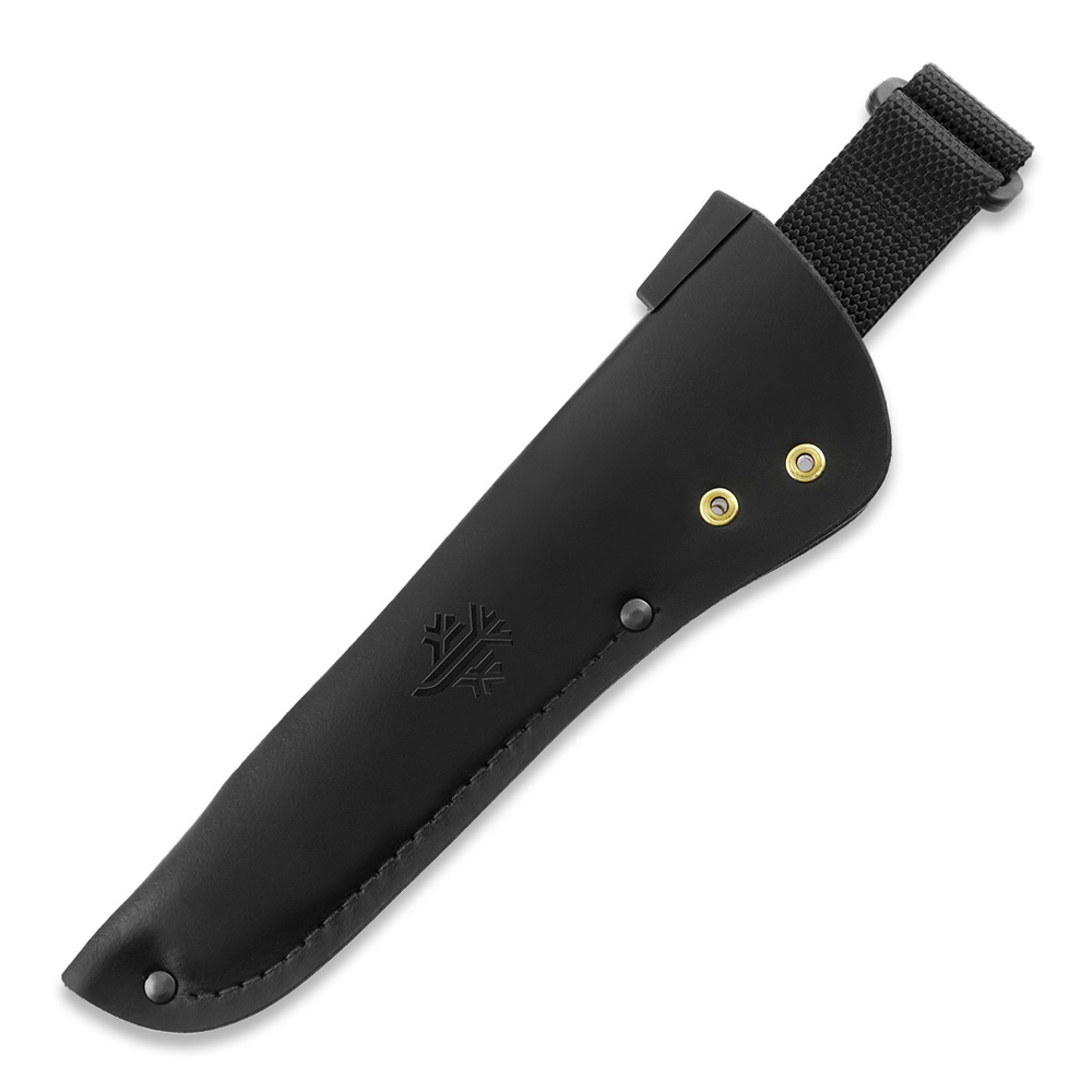 Pochwa Skórzana Peltonen Knives do Ranger Puukko Sissipuukko M95 FJP032 Czarna Dla Leworęcznych